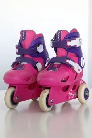 Patines Oxelo Play 3 Niños Rosa