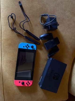 Nintendo Switch Azul/Rosa + Accesorios