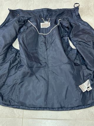 Chaleco acolchado azul mujer