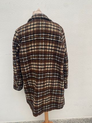 Abrigo lana talla M estilo oversize 