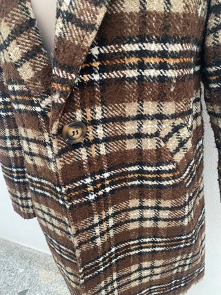Abrigo lana talla M estilo oversize 