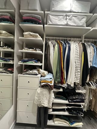 Vestidor abierto Elvarli 6 metros lineales