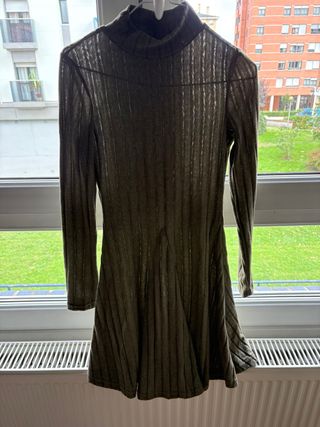Vestido Shein verde militar