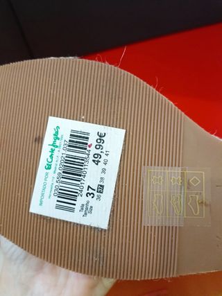 Sandalias Plataforma Esparto Serpiente Talla 37