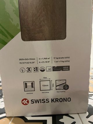 Suelo laminado Swiss Krono Aqua Pearl