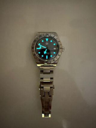 San Martin GMT Reloj Automático Negro