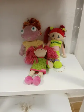 Lote de 3 peluches infantiles