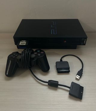PlayStation 2 Fat Nera Completa Funzionante