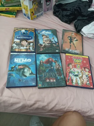 6 Películas Disney Pixar DVD (Español)