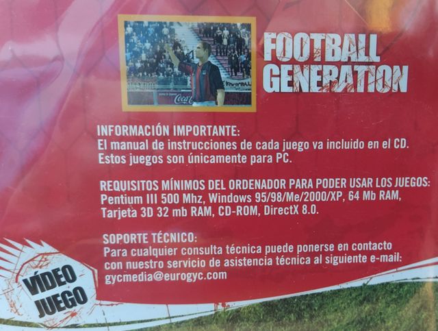 Videojuego Football Generation PC