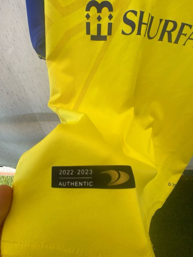 Camiseta Al Nassr FC - Amarilla y Azul