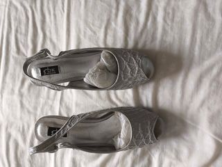 Conjunto complementos fiesta color plata