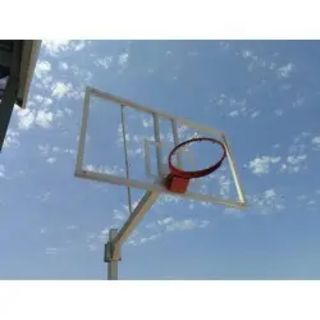 2 canestri da basket monotubo deluxe fissi