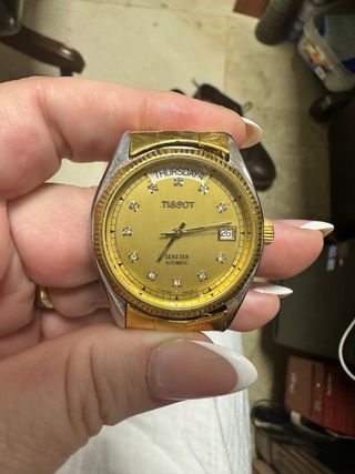 Tissot Seastar Automático 4583Y Oro/Plata