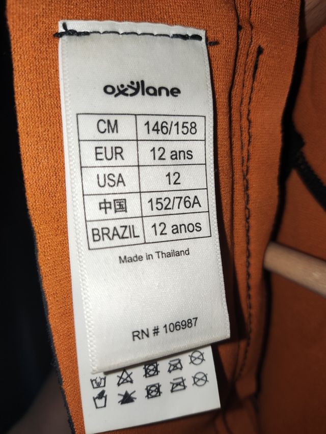 Neopreno Tribord Talla 12 Años