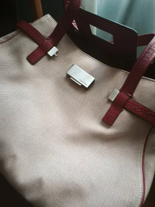 Bolso Calvin Klein Piel y Lona