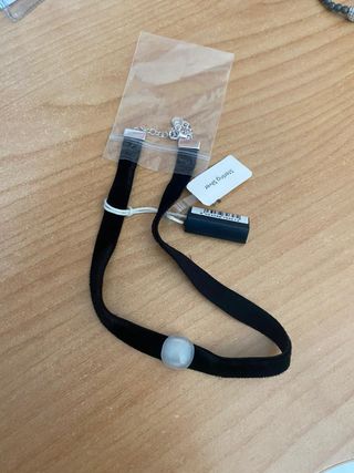 Morellato Collana Nera con Pietra Bianca