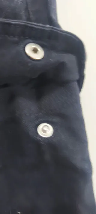 Pantalón Cargo Negro Zara Talla M.
