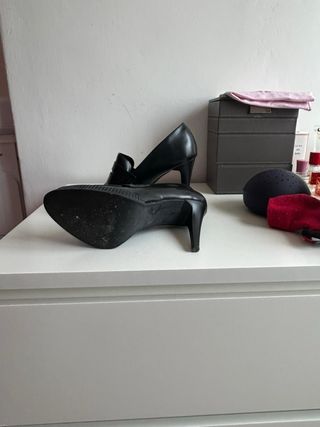 Décolleté tacco nero donna misura 40