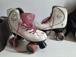 Patines 4 Ruedas KRF Mochila+Protecciones TALLA 37