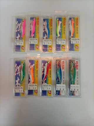 10 poteras jibioneras Yo-Zuri Squid Jig Yakushima