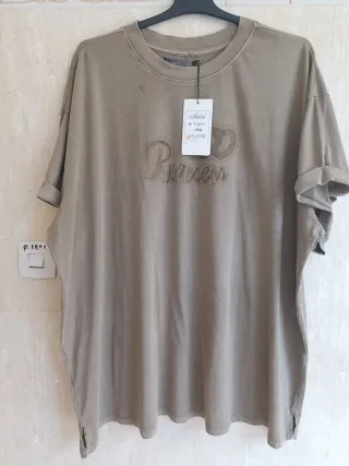 Camiseta Andrid Talla Grande XXXL Beige
