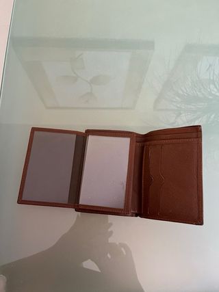 Cartera Loewe Piel Marrón Hombre