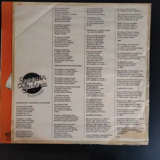 LP 1978 JOAQUÍN SABINA Inventario Vinilo