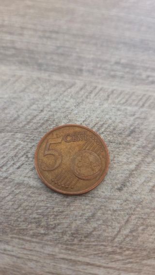 moneda 5 céntimos 1999 Marianne Fabianne Courtiade