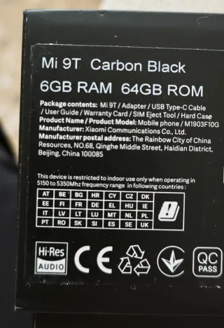 Xiaomi Mi 9T 64GB Nero