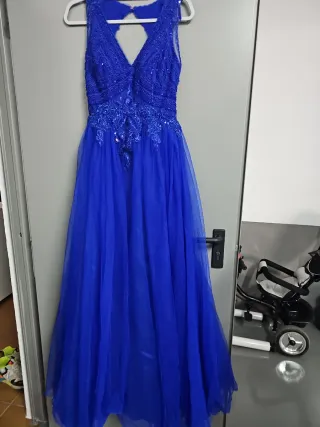 Vestido de fiesta azul