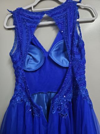 Vestido de fiesta azul