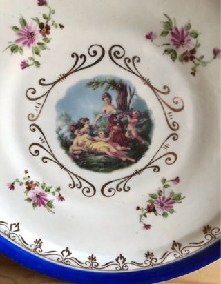 Bandeja porcelana francesa 26 cm