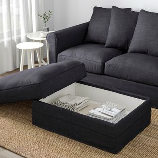 Reposapiés Ikea Gronlid Gris oscuro
