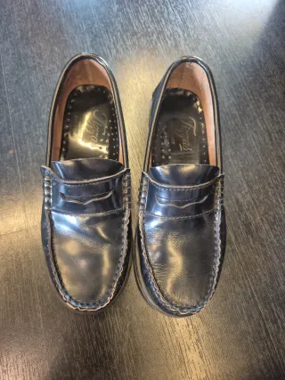 Mocasines Tizian niño talla 34 negro