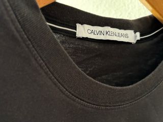 Camiseta Calvin Klein Jeans Negra Talla XS