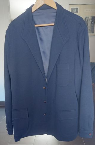 Chaqueta de vestir azul