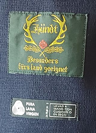 Chaqueta de vestir azul