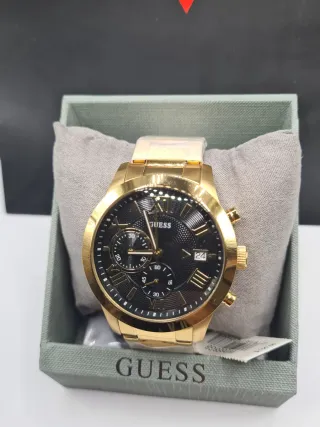 Reloj Guess Dorado y Negro