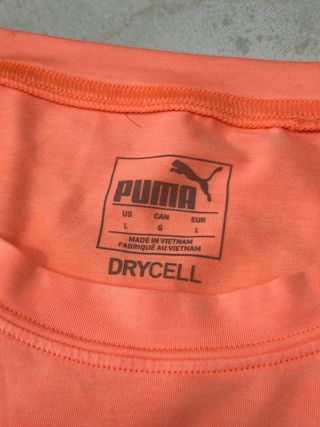 Camiseta Puma Mujer Naranja