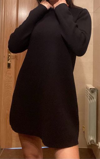 Vestido Zara Negro Talla M