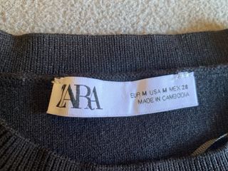 Vestido Zara Negro Talla M