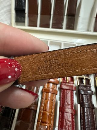 Correas de cuero para reloj