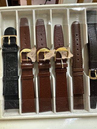 Correas de cuero para reloj