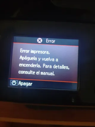 Impresora Epson WF-2540 para repuestos