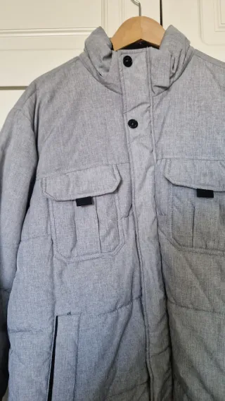 Chaqueta acolchada Jack & Jones gris