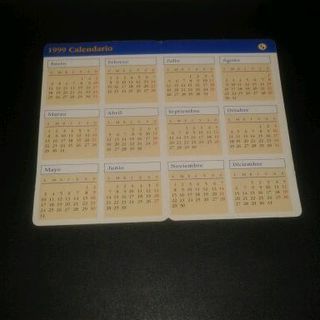 Calendario 1999