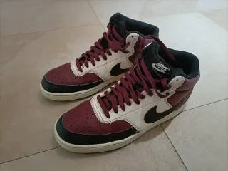 Nike Court Vision Mid Bordeaux Sneakers