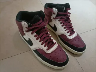Nike Court Vision Mid Bordeaux Sneakers