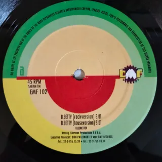 HOUSE ELECTRÓNICA B.Betty Arpeggio Antwerp vinilo